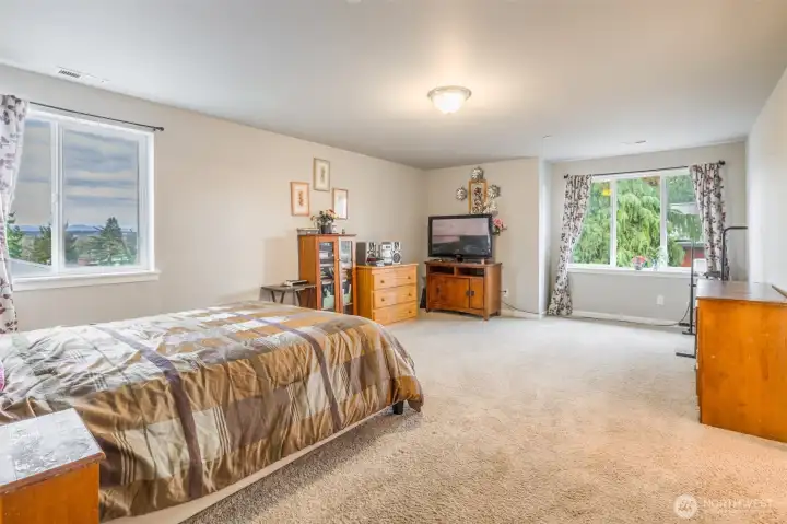 Very spacious primary bedroom