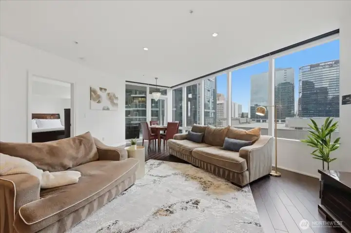 Floor to ceiling windows