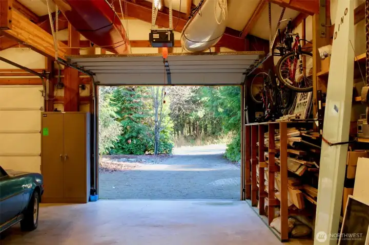 35’ and 24’ deep garage bays- plenty of room for boats and lake toys.
