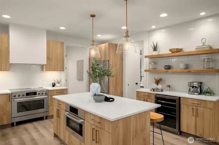 Bosch appliances with a 36” induction range.