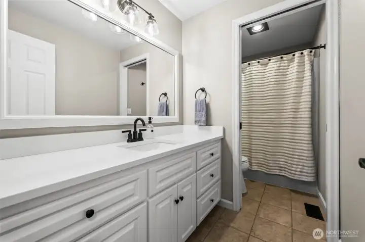 Guest bathroom on main floor