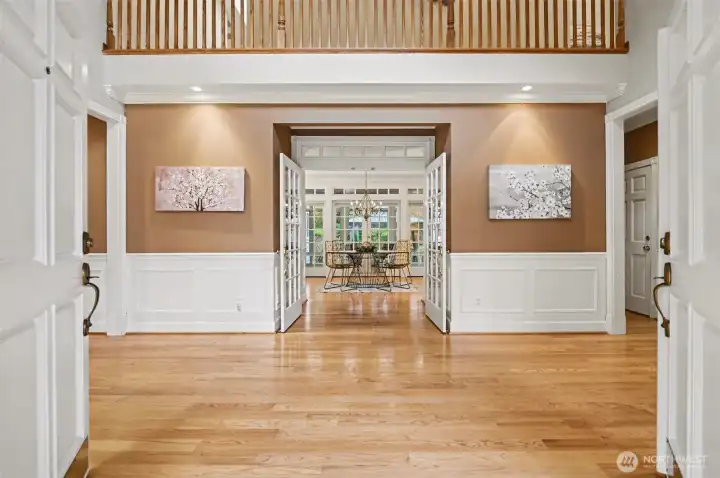 The entryway is sure to take your breath away!