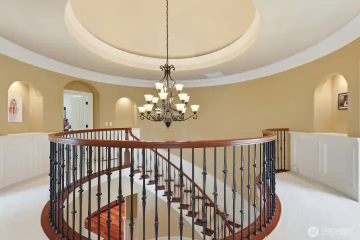 Leading to the 4 bedrooms.