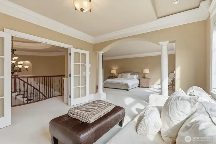Primary bedroom sitting room.