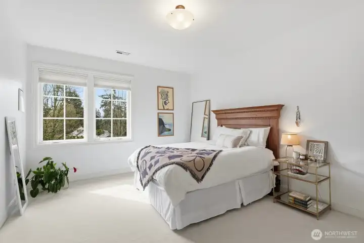 Bedroom 4 has a walk-in closet and it’s own full bathroom.