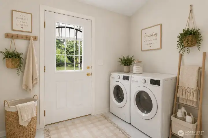 Virtually staged