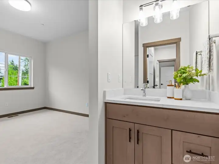 Bedroom with Jack and Jill Bathroom.
