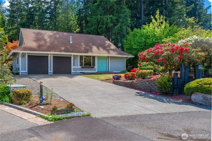 Quiet community, mature landscaping, backs open space