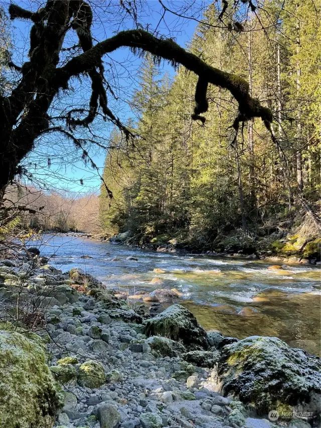 Rushing river