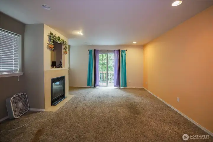 Very large living area open to the rest of the home.