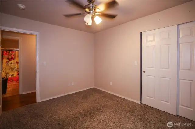Another view of bedroom 2 to show it's size.