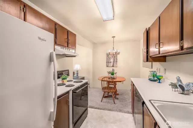 Light filled kitchen.