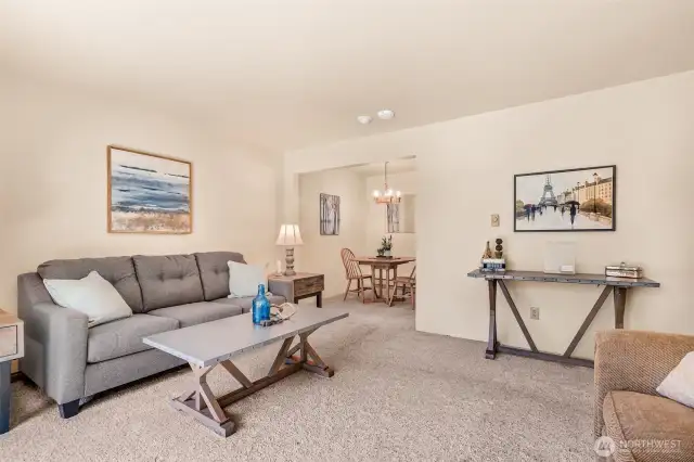 Additional view of living room area.