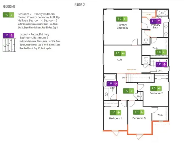 Flooring Second Floor