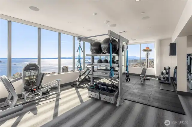 41st floor fitness center. It is the entire floor.