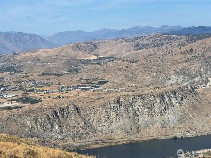 The Columbia River is right there... View from this 5 acre property