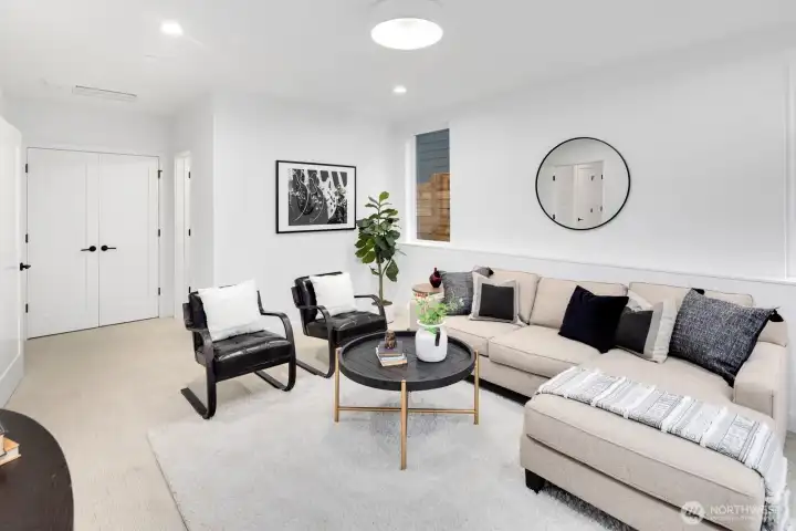 Entry level bedroom or flex space.