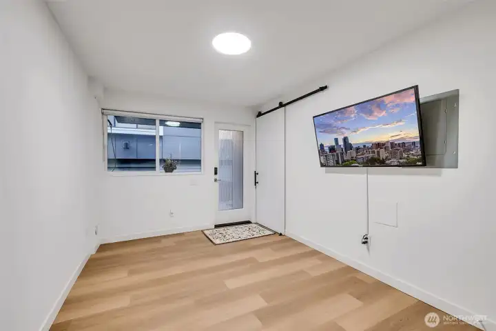 Ground level bedroom