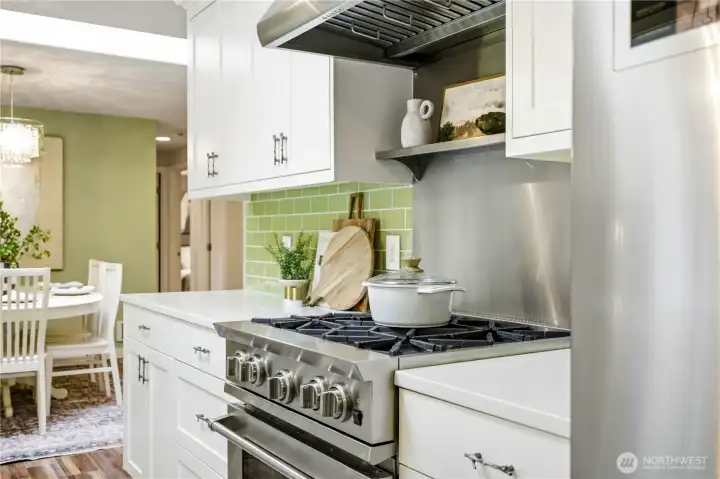 BlueStar stove/range runs on propane-specs on site for this off the chart appliance!