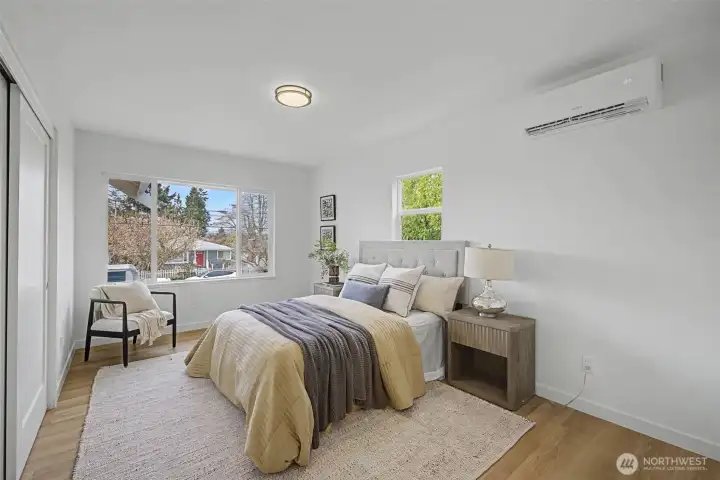 Main level primary bedroom