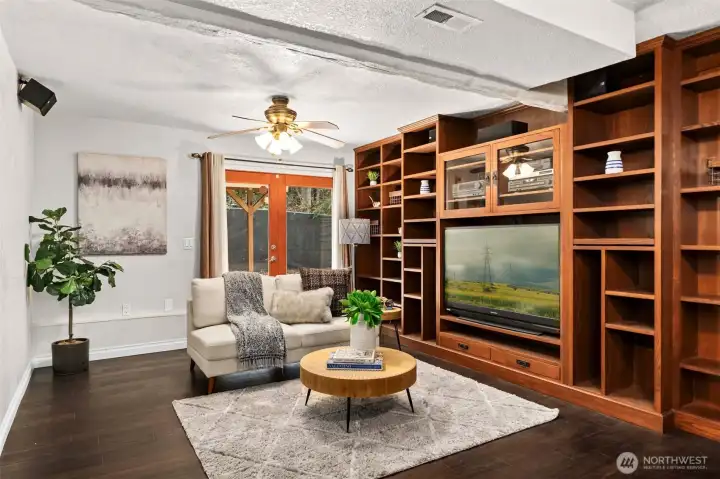 Built in surround sound system