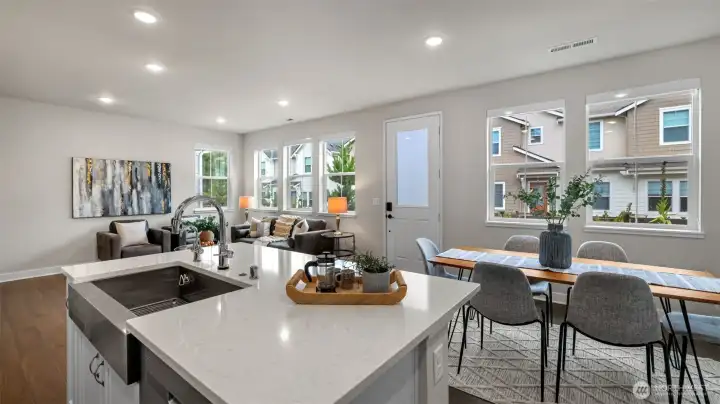 Enjoy the captivating high ceilings and oversized windows allowing for an abundance of light