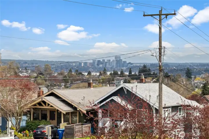 Stunning views of the Bellevue skyline and Lake Washington