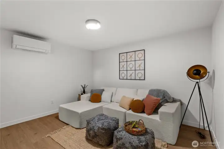 Mini splits provides both heating and cooling