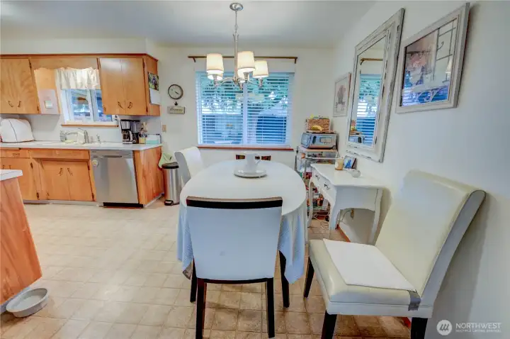 Unit 2021 Dining area off kitchen