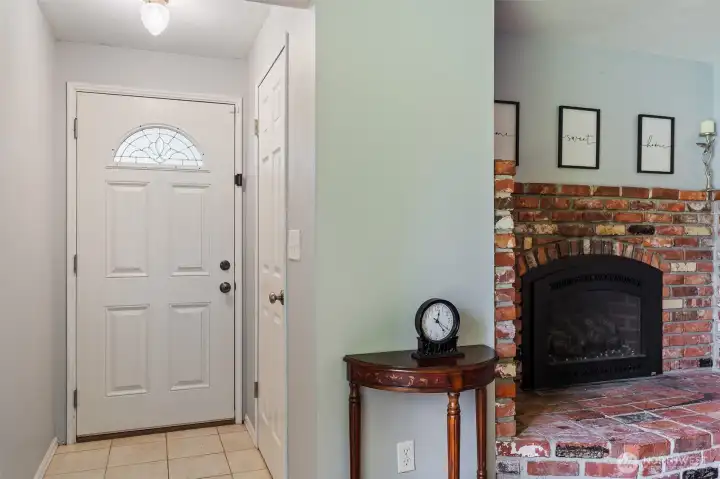 Coat closet by the front door