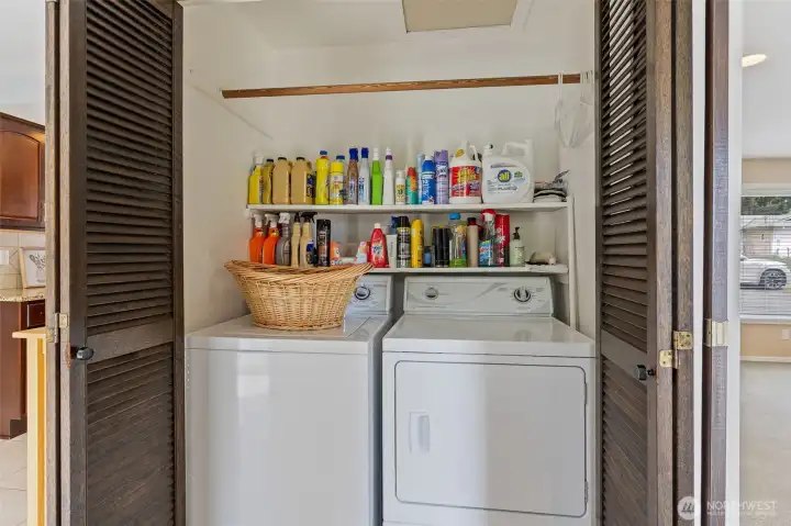 Washer and dryer are included