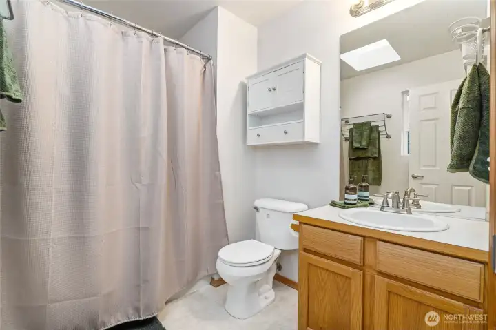 Primary full bathroom.