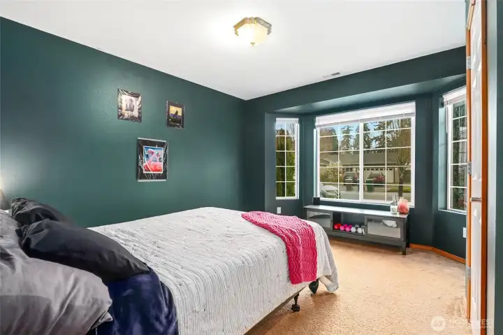 Beautiful large bedroom on the lower level.