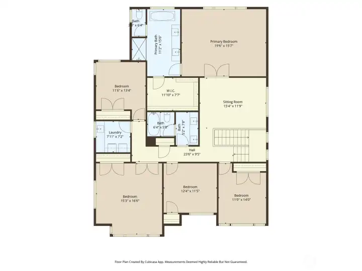 Floor plans - bedroom level.
