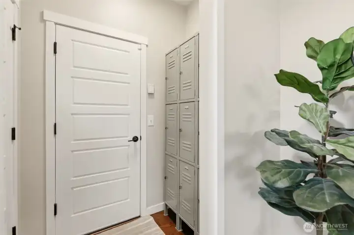 Door off garage