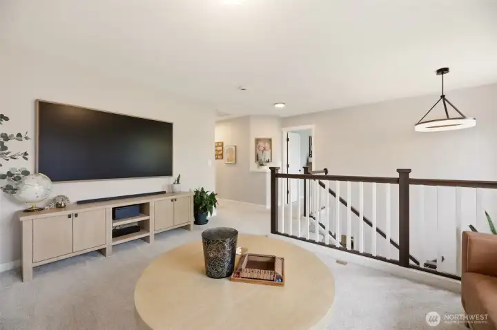 Upstairs loft area