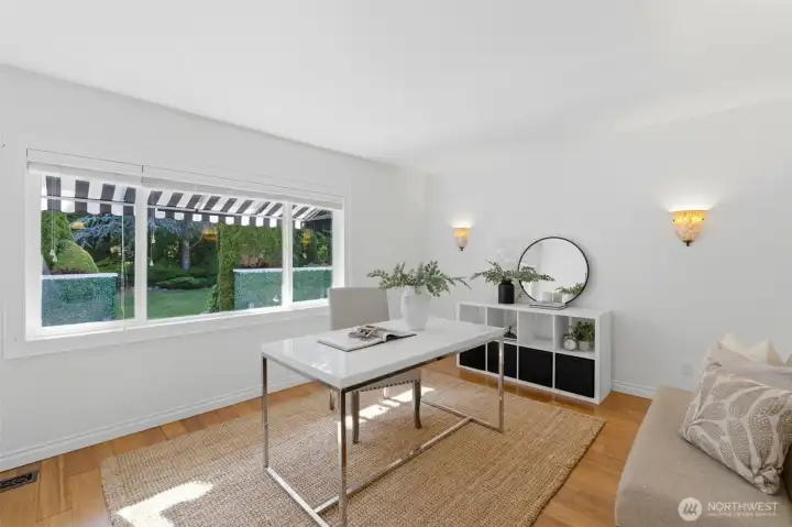 Dedicated home office ideal for remote work, creative pursuits, or study space.