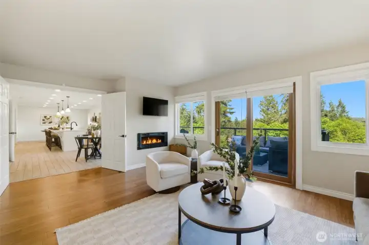 Open-concept living spaces provide flexibility for hosting guests, family gatherings, and multi-generational living.
