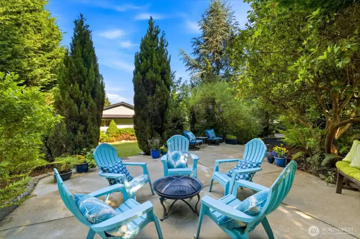 Designed for entertaining and relaxation, with multiple outdoor spaces to enjoy the peaceful surroundings.