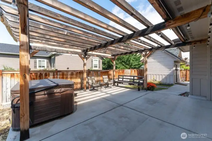 Another view of the outdoor space. Another view of the outdoor space.
