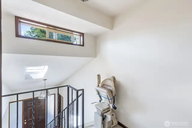 Loft at top of stairs