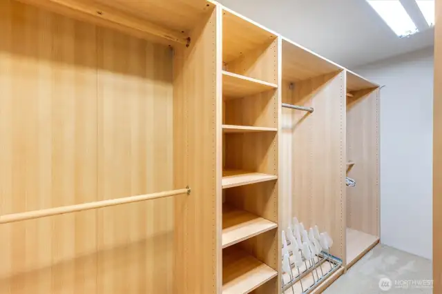 Upstairs closet