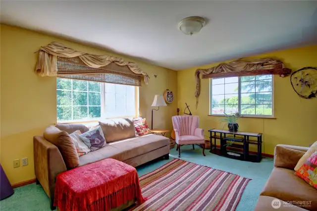 Sitting area on upper floor in main home