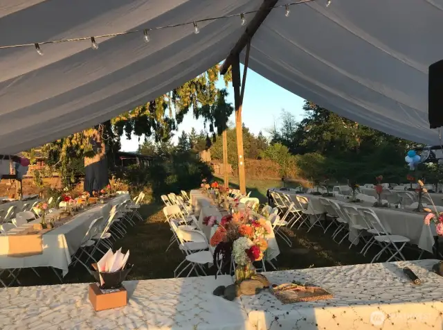 Outdoor wedding