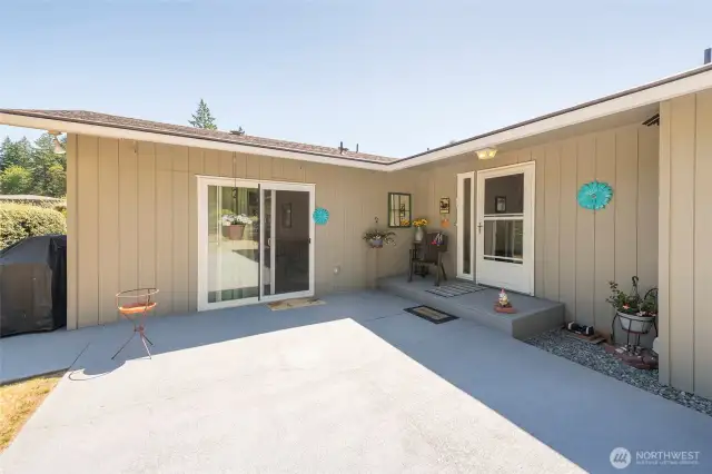 Entry to the home.