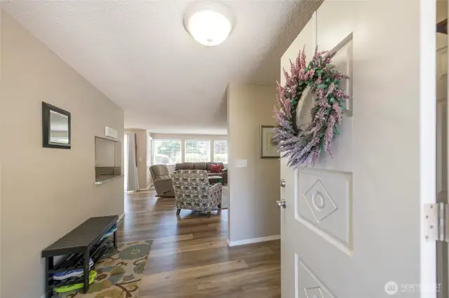 Step inside to an open, inviting layout perfect for entertaining.