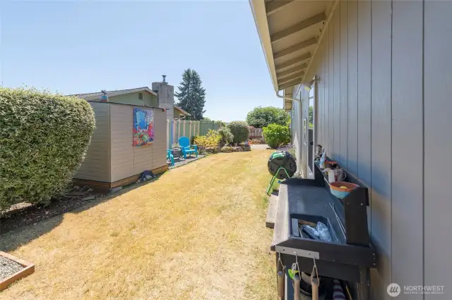Side yard.