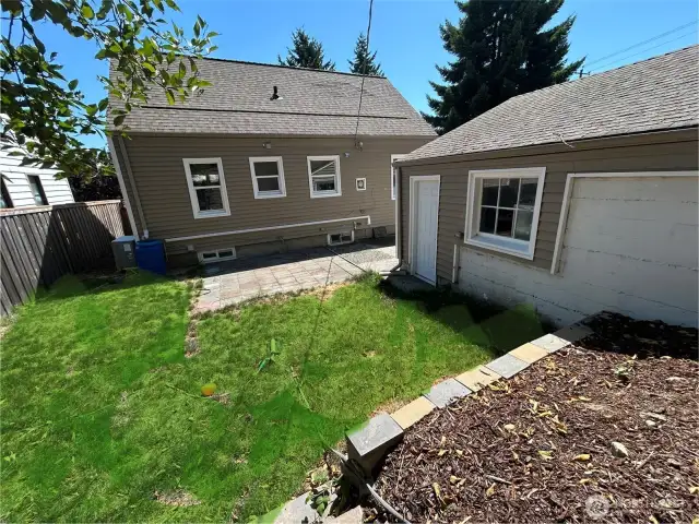 view of backyard