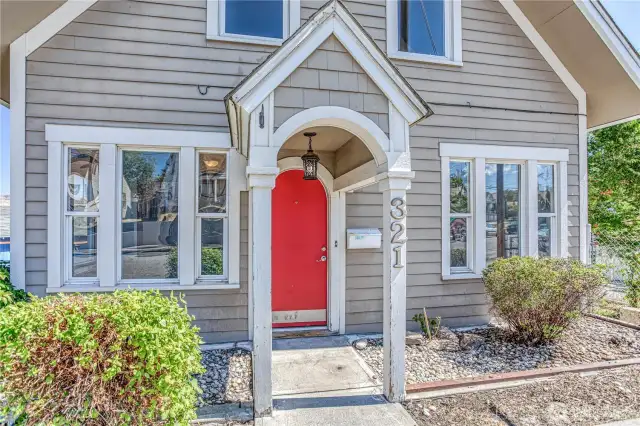 Welcome to the house with the red door!