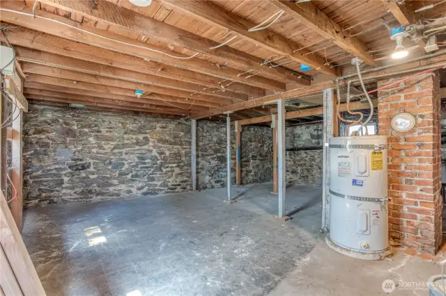 About 900 SF of unfinished storage